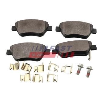 Jeu de 4 plaquettes de frein avant FAST OEM 77364919