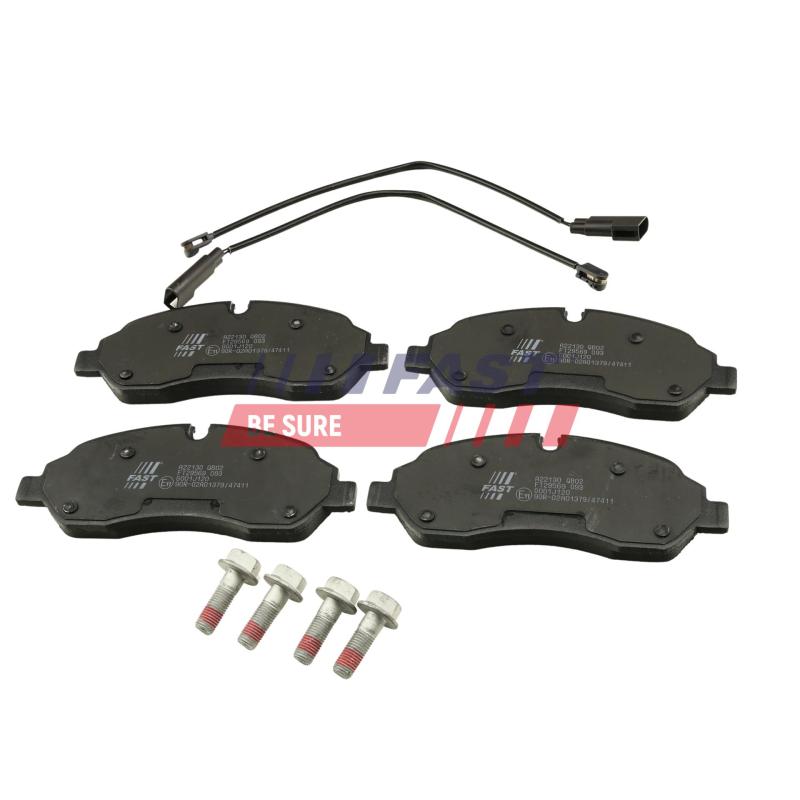 Jeu de 4 plaquettes de frein avant FAST FT29569 - Visuel 1
