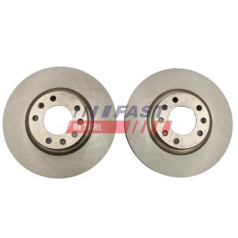 Jeu de 2 disques de frein avant FAST FT31160 pour SKODA YETI 1.2 PureTech 110 - 110cv