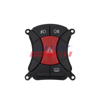 Interrupteur de signal de détresse FAST FT81407 pour FIAT DOBLO 1.3 JTD 16V - 70cv