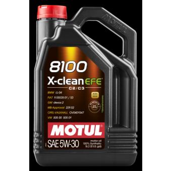 Huile moteur 5W30 8100 X-CLEAN EFE - 5L MOTUL 109471