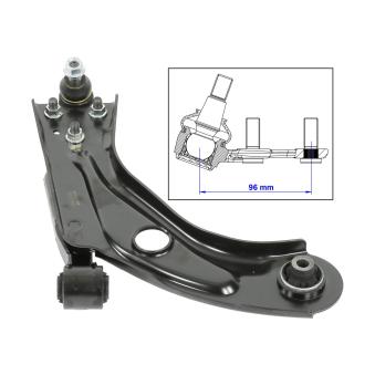 Triangle ou bras de suspension (train avant) MOOG OEM 9807914180