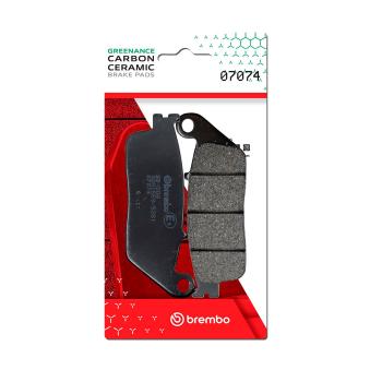 Jeu de 2 plaquettes de frein avant BREMBO [07074]