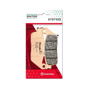 Jeu de 2 plaquettes de frein avant BREMBO [07074XS]