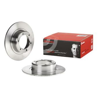 Jeu de 2 disques de frein avant BREMBO 08.1741.10 pour MG MG 8 - 33cv