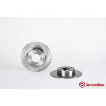 Jeu de 2 disques de frein avant BREMBO OEM 861615301B