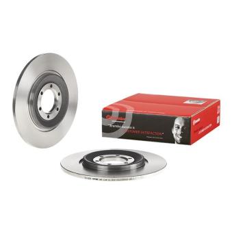 Jeu de 2 disques de frein arrière BREMBO 08.3910.10 pour DODGE NITRO 1.6 - 110cv