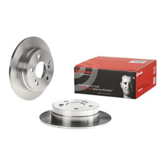 Jeu de 2 disques de frein arrière BREMBO 08.4738.14 pour VOLVO 850 E 220 - 150cv
