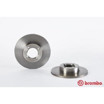 Jeu de 2 disques de frein avant BREMBO OEM 40206U7600