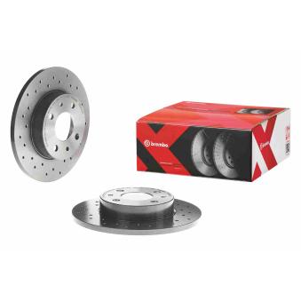 Jeu de 2 disques de frein arrière BREMBO OEM 51866264