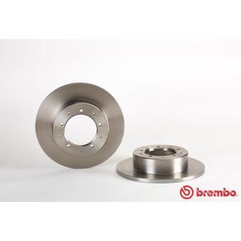 Jeu de 2 disques de frein arrière BREMBO OEM FRC8748