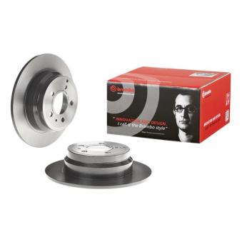 Jeu de 2 disques de frein arrière BREMBO 08.5569.21 pour VOLKSWAGEN VENTO 2.0 - 180cv