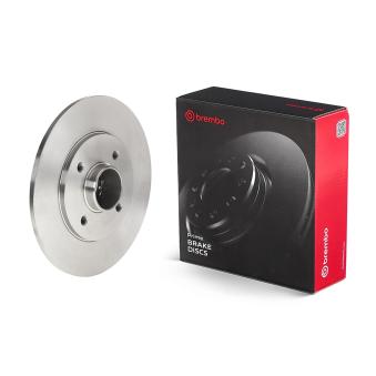 Jeu de 2 disques de frein arrière BREMBO OEM 7701208054