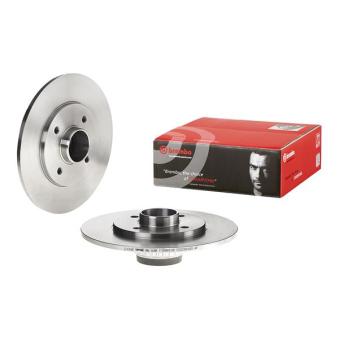 Jeu de 2 disques de frein arrière BREMBO OEM 7701207611
