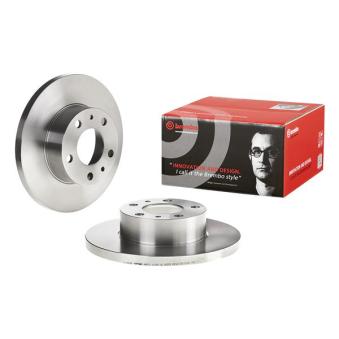 Jeu de 2 disques de frein avant BREMBO OEM 1300500080