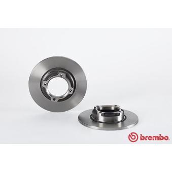 Jeu de 2 disques de frein arrière BREMBO [08.6858.10]