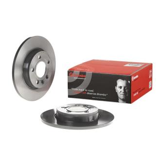 Jeu de 2 disques de frein arrière BREMBO 08.7288.11 pour ALFA ROMEO GT 2.5 Syncro - 110cv