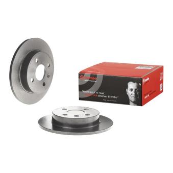 Jeu de 2 disques de frein arrière BREMBO OEM 90498304