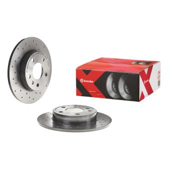Jeu de 2 disques de frein arrière BREMBO OEM 9117772