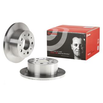 Jeu de 2 disques de frein arrière BREMBO OEM 1642766780