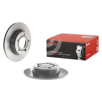 Jeu de 2 disques de frein arrière BREMBO OEM 4B0615601B