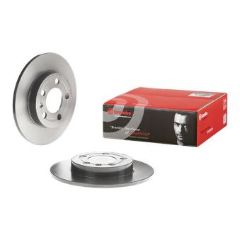 Jeu de 2 disques de frein arrière BREMBO OEM 1J0615601D