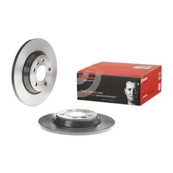 Jeu de 2 disques de frein arrière BREMBO 08.9176.11 pour ALFA ROMEO GT 2.5 Syncro - 110cv