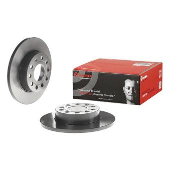 Jeu de 2 disques de frein arrière BREMBO OEM 1K0615601AC