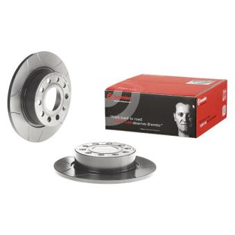 Jeu de 2 disques de frein arrière BREMBO OEM 1K0615601K