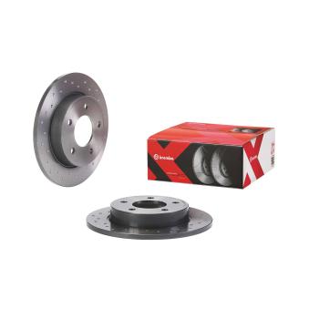 Jeu de 2 disques de frein arrière BREMBO OEM C24Y26251D