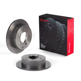 Jeu de 2 disques de frein avant BREMBO 08.A114.3X pour DODGE AVENGER 2.4 - 170cv