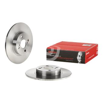 Jeu de 2 disques de frein arrière BREMBO 08.A298.10 pour VOLKSWAGEN TRANSPORTER - COMBI 1.6 - 110cv