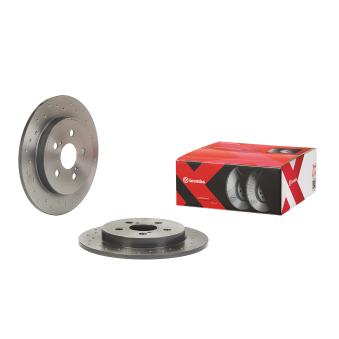 Jeu de 2 disques de frein arrière BREMBO OEM 4243102250