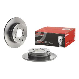 Jeu de 2 disques de frein arrière BREMBO 08.A708.11 pour MAZDA 3 2.0 CVVT - 165cv