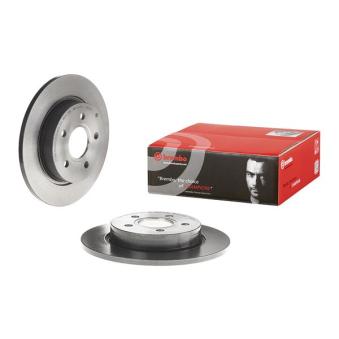 Jeu de 2 disques de frein arrière BREMBO 08.A725.11 pour FORD FOCUS 1.5 EcoBoost - 182cv