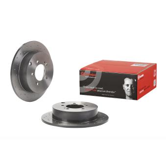 Jeu de 2 disques de frein arrière BREMBO OEM 1611500480