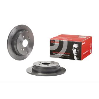 Jeu de 2 disques de frein arrière BREMBO OEM 42510SWWG01