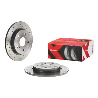 Jeu de 2 disques de frein arrière BREMBO OEM 4243112280