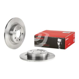 Jeu de 2 disques de frein arrière BREMBO 08.B351.10 pour AUDI TT 1.7 TD - 110cv