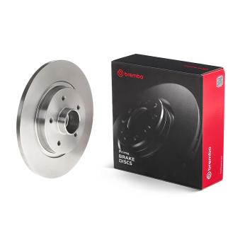 Jeu de 2 disques de frein arrière BREMBO 08.B395.27 pour ALFA ROMEO 164 111 CDI - 110cv
