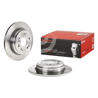 Jeu de 2 disques de frein arrière BREMBO OEM 42510S7AJ00