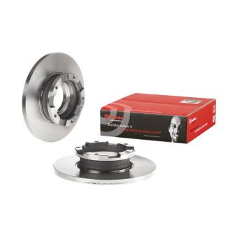 Jeu de 2 disques de frein arrière BREMBO 08.C241.20 pour FORD TRANSIT CONNECT 2,0 EcoBlue - 150cv