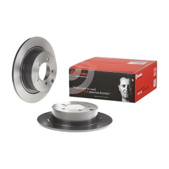 Jeu de 2 disques de frein arrière BREMBO 08.C247.11 pour MAZDA MPV 2.4 - 295cv
