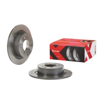 Jeu de 2 disques de frein arrière BREMBO 08.C247.1X