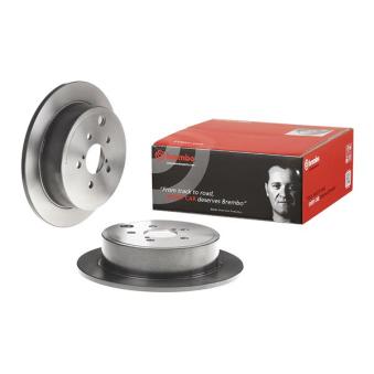 Jeu de 2 disques de frein arrière BREMBO 08.C252.11 pour FERRARI 458 2.0 D - 150cv