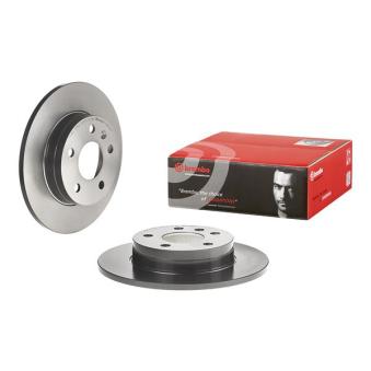 Jeu de 2 disques de frein arrière BREMBO 08.C656.11 pour VOLVO S90 1.7 CDTI - 110cv