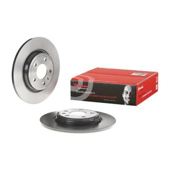 Jeu de 2 disques de frein arrière BREMBO 08.D060.11 pour AUDI A6 55 TFSI e quattro - 252cv