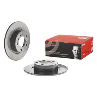 Jeu de 2 disques de frein arrière BREMBO 08.D180.11 pour MINI MINI PACEMAN John Cooper Works - 218cv