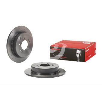 Jeu de 2 disques de frein arrière BREMBO OEM 58411D7000