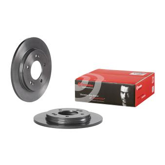 Jeu de 2 disques de frein arrière BREMBO 08.E535.11 pour KIA PRO CEED 1,6 CRDI - 136cv